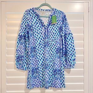 Lilly Pulitzer Resort White Toe In Joy Dress XS